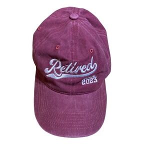 Retired since 2003 Adjustable Strap Hat Baseball Cap